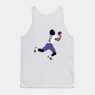 brown the number 5 Tank Top